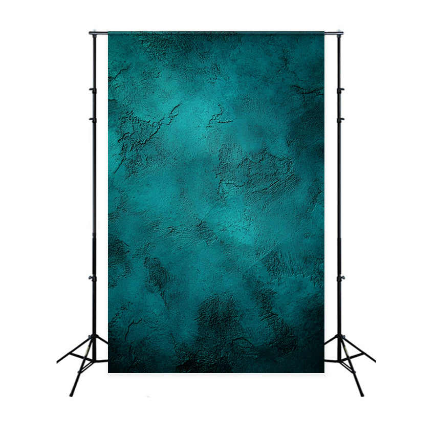 Teal Backdrop Teal Textured Plaster Wall Background Portrait Backdrop UK GQ58-84