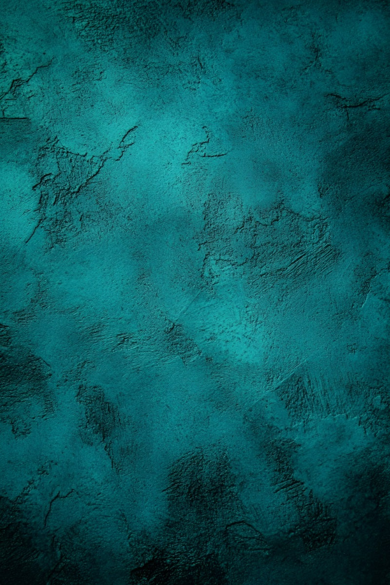 Teal Backdrop Teal Textured Plaster Wall Background Portrait Backdrop UK GQ58-84