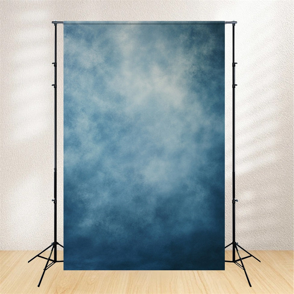 Yearbook Backdrop Muted Sky Blue Subtle Grain Finish Portrait Photography Backdrop UK GQ58-92