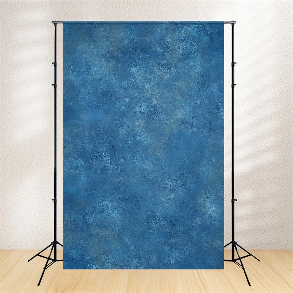 Yearbook Backdrop Bold Ocean Blue Stone-Like Texture Portrait Background Ideas UK GQ58-93