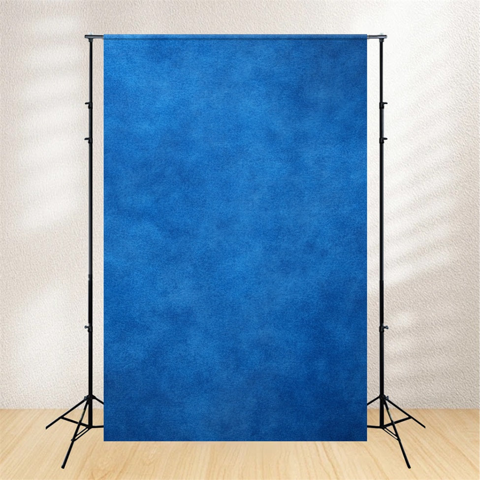 Yearbook Backdrop Even Bright Blue Faded Fabric Look Professional Portrait Backdrop UK GQ58-94