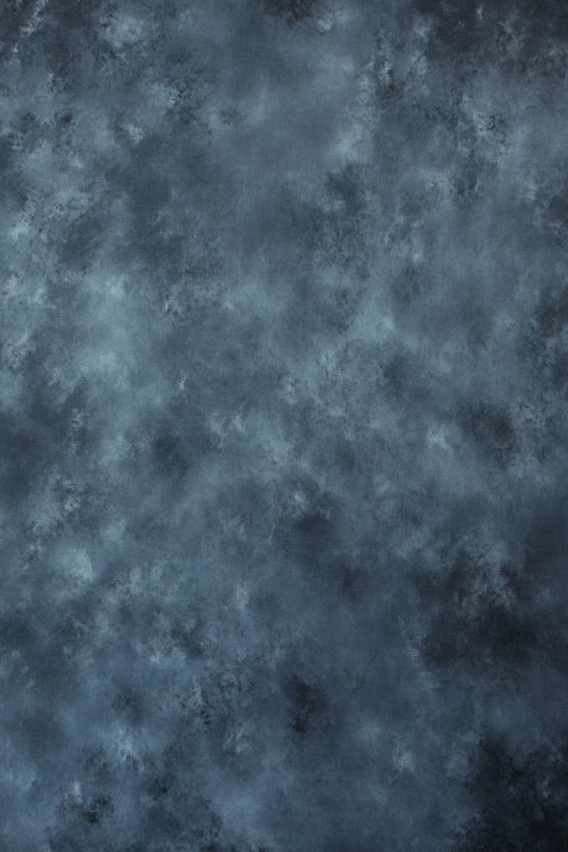 Yearbook Backdrop Dark Stormy Blue Marbleized Effect Portrait Studio Backdrop UK GQ58-95