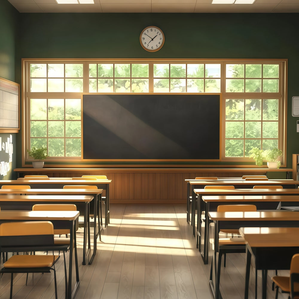 Classroom Backdrop Peaceful Study Morning Backdrop UK GQ6-135