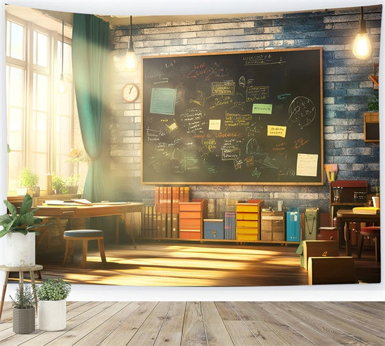 Classroom Backdrops Modern School Vibe Backdrop UK GQ6-146