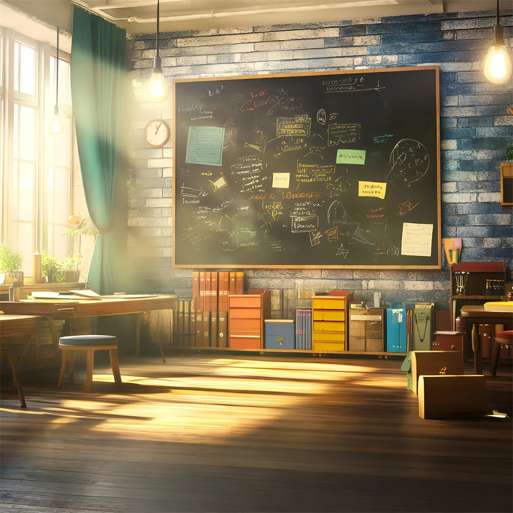 Classroom Backdrops Modern School Vibe Backdrop UK GQ6-146
