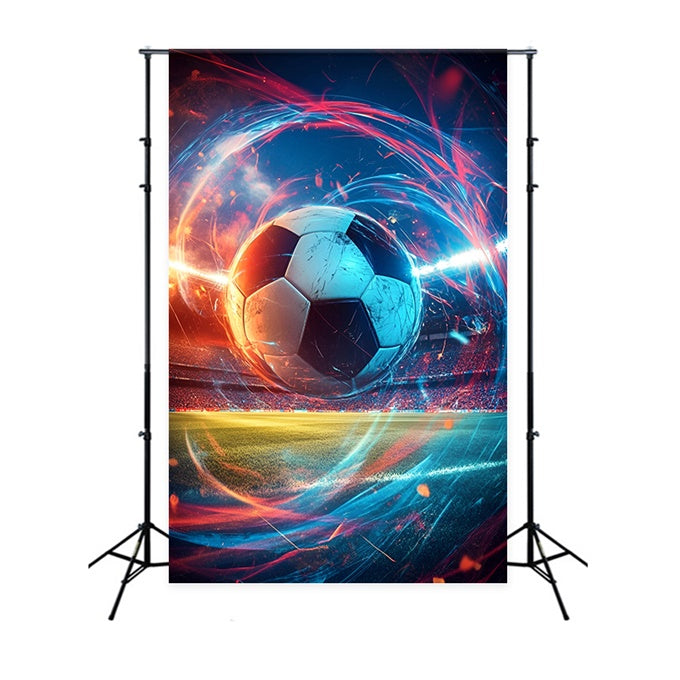 Soccer Photography Backdrop Turbo Spin Soccer Backdrop UK GQ6-280