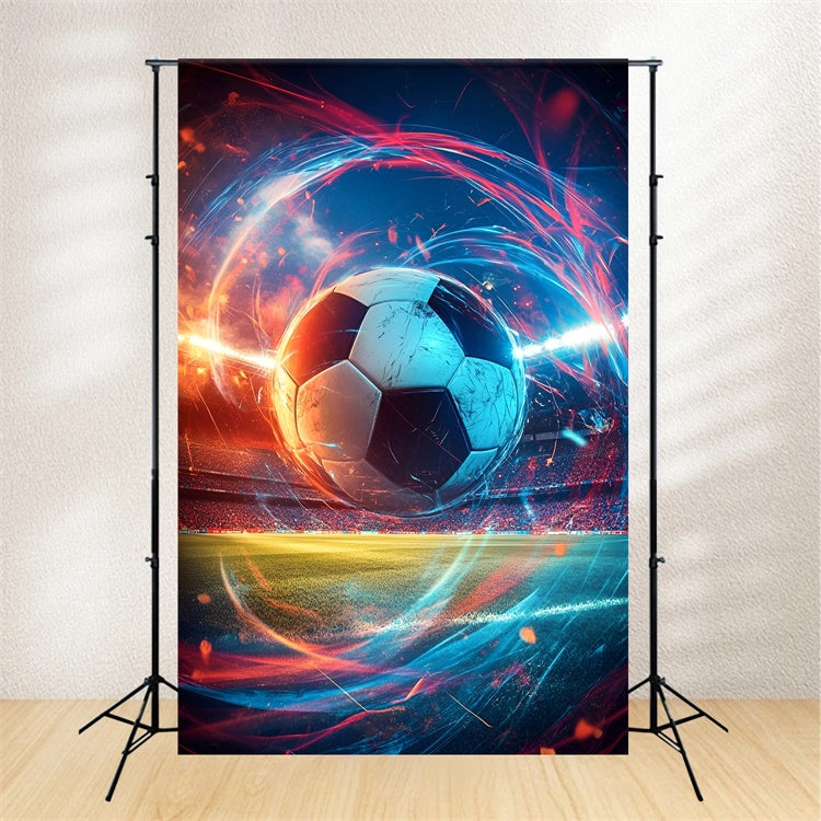 Soccer Photography Backdrop Turbo Spin Soccer Backdrop UK GQ6-280