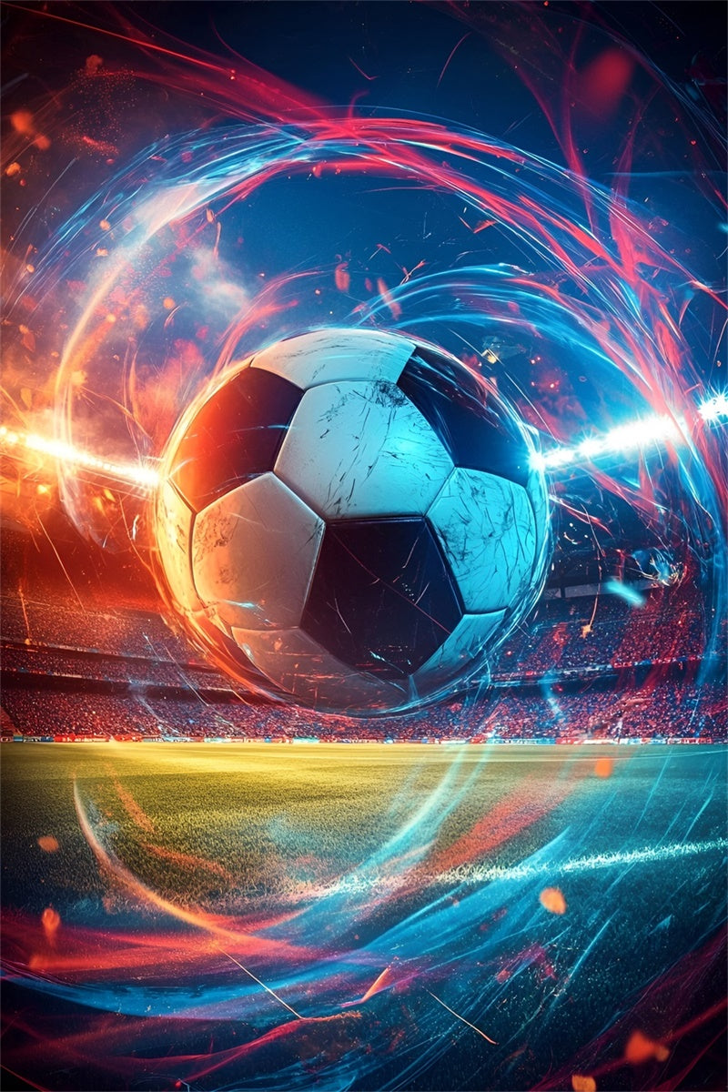 Soccer Photography Backdrop Turbo Spin Soccer Backdrop UK GQ6-280