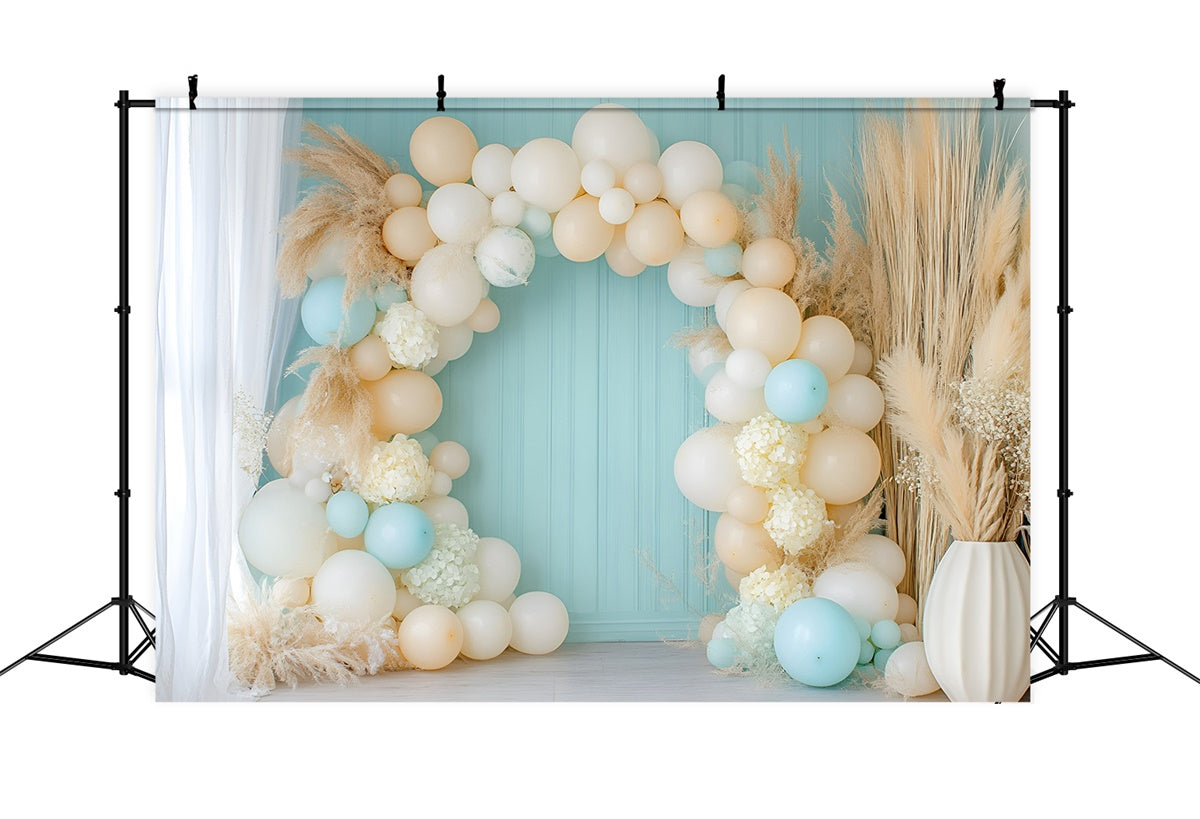 Cake Smash Photography Backdrop Creamy Dream Arch Backdrop UK GQ6-293