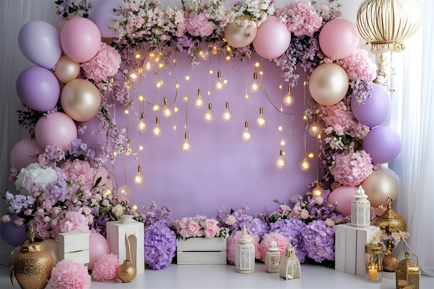 Birthday Backdrops Twinkle Blossom Dream Backdrop UK GQ6-324