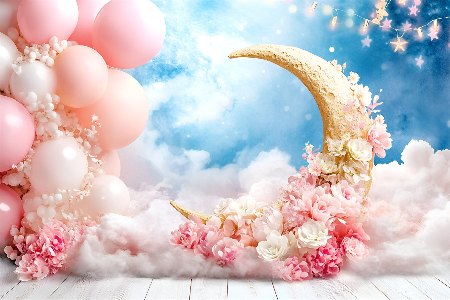 Happy Birthday Backdrop Sweet Sky Dreams Backdrop UK GQ6-326