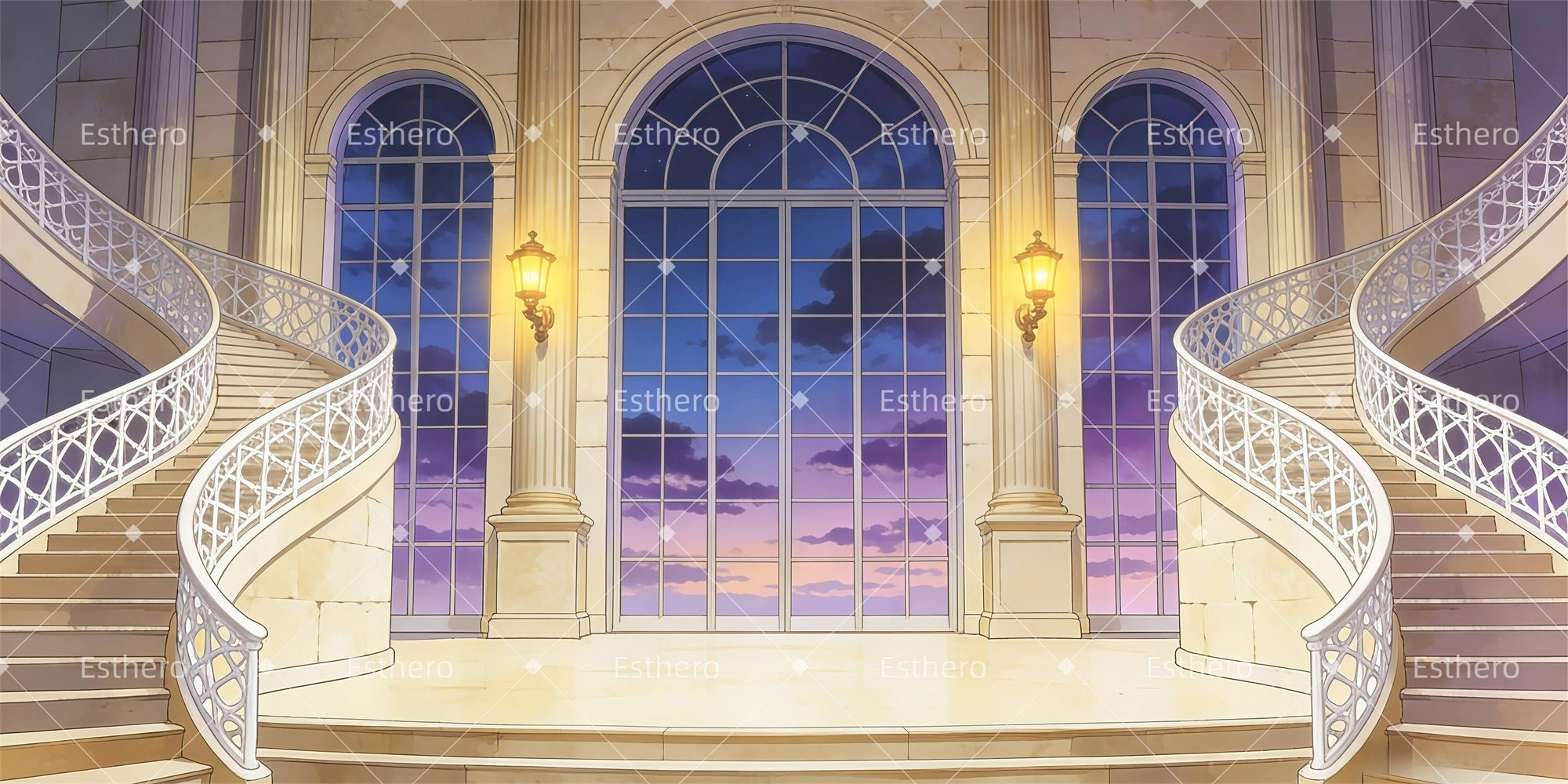 Dance Recital Backdrops Royal Ballroom Stage Backdrop Ideas UK GQ61-T20