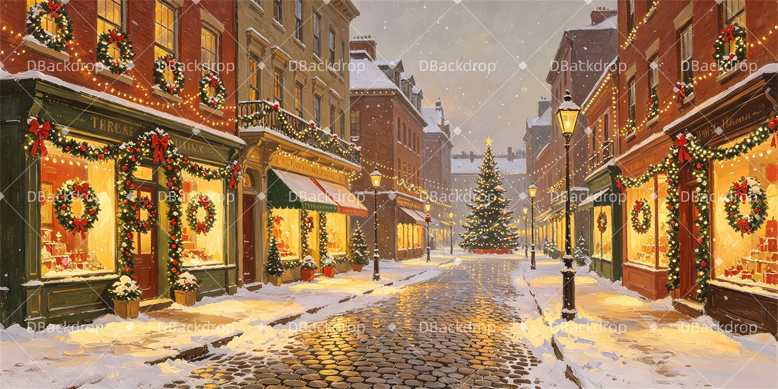 Theater Backdrop 34th Street Scene Professional Stage Backdrops UK GQ65-T54