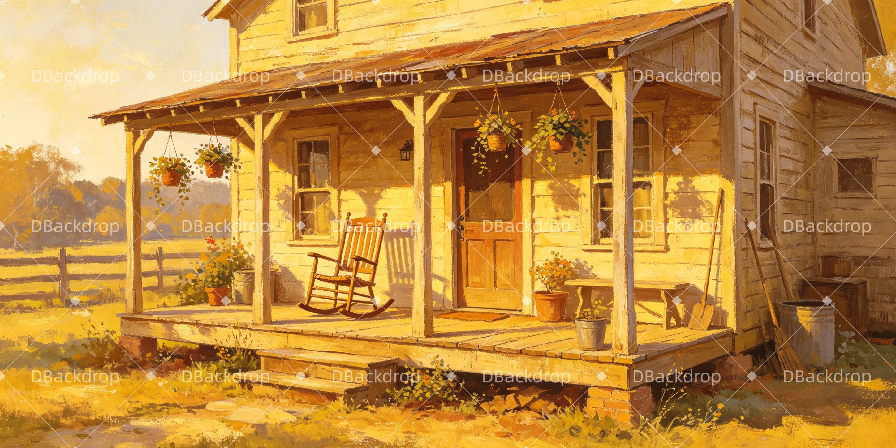 Stage Backdrop Ideas Farmhouse Porch Theater UK Backdrops GQ66-T34