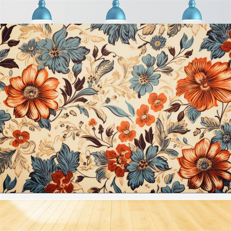 Artistic Backdrops Rustic Floral Harmony Backdrop UK GTY-95