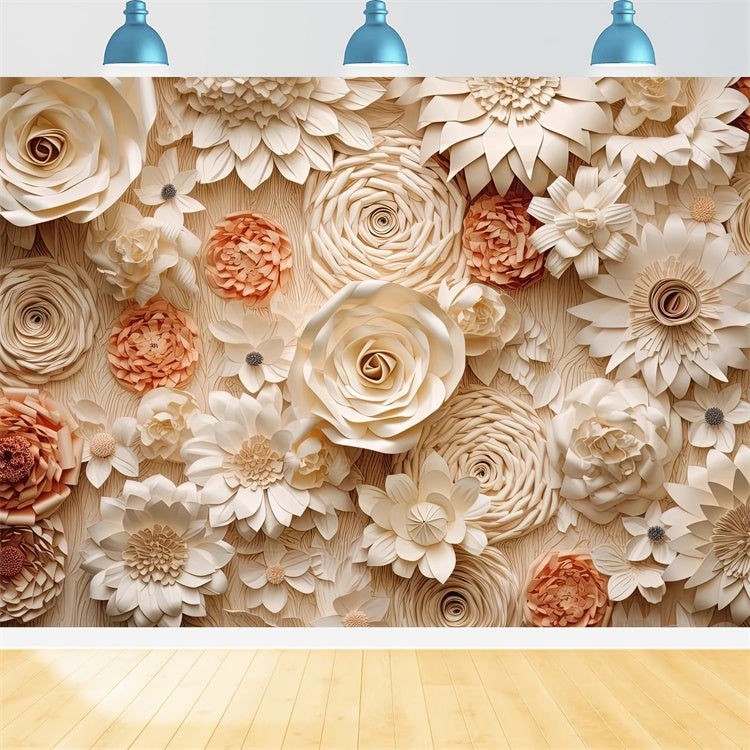 Maternity Photography Backdrops Vintage Handmade Bloom Wall Backdrop UK GTY2-32