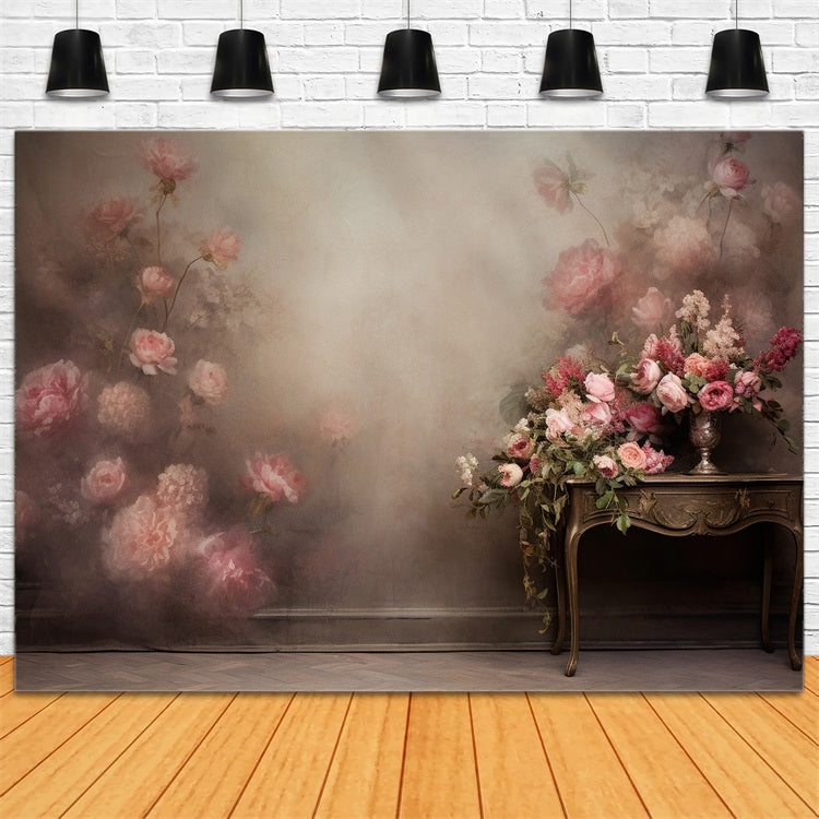 Maternity Photography Backdrops Romantic Floral Charm Backdrop UK GTY2-43