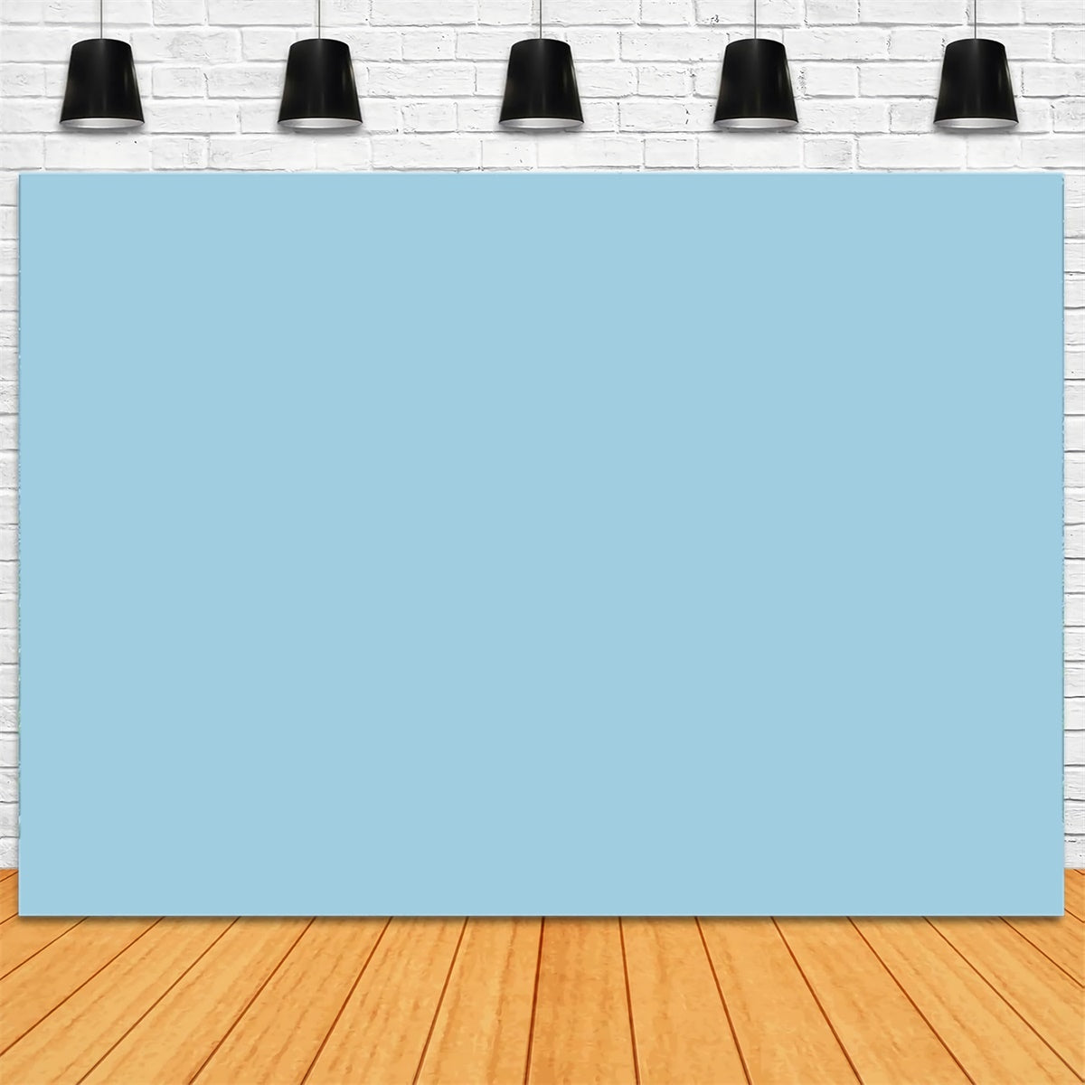 Light Blue Photo Backdrop Soft Sky Blue Smooth Backdrop UK GTY3-109