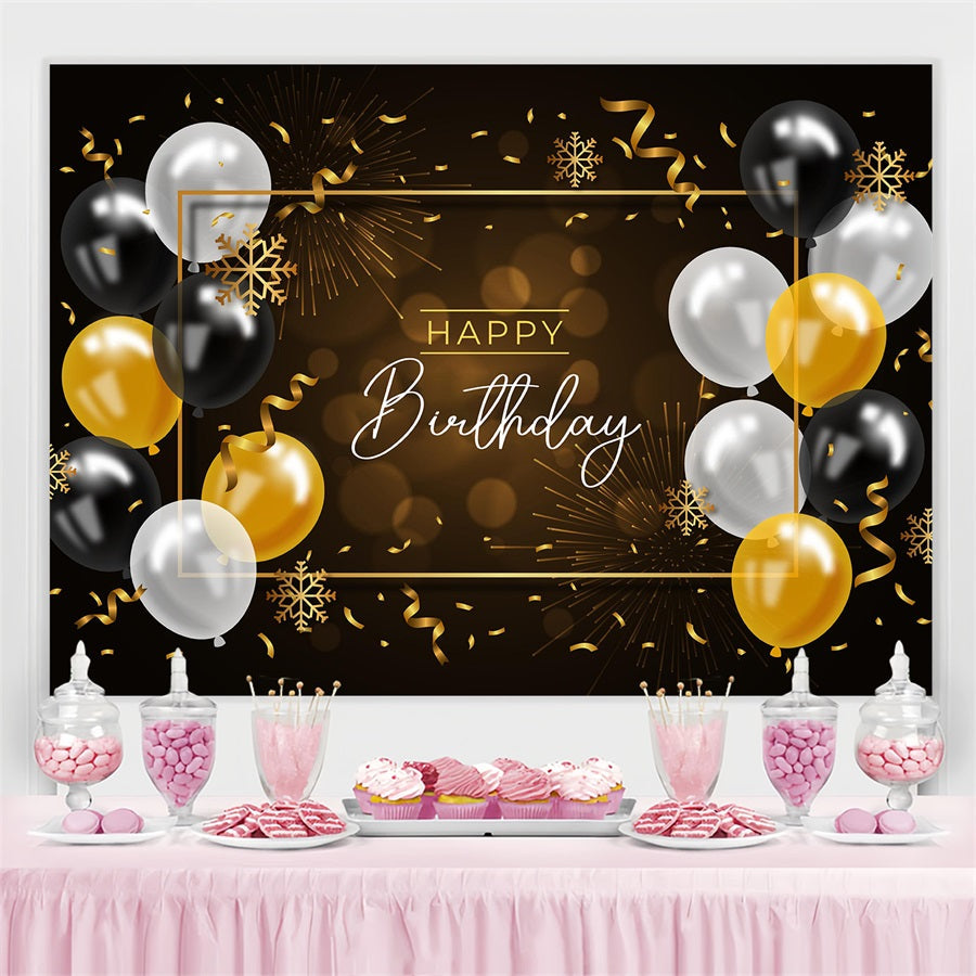 Birthday Backdrops Balloon Celebration Custom Backdrop UK GTY3-248