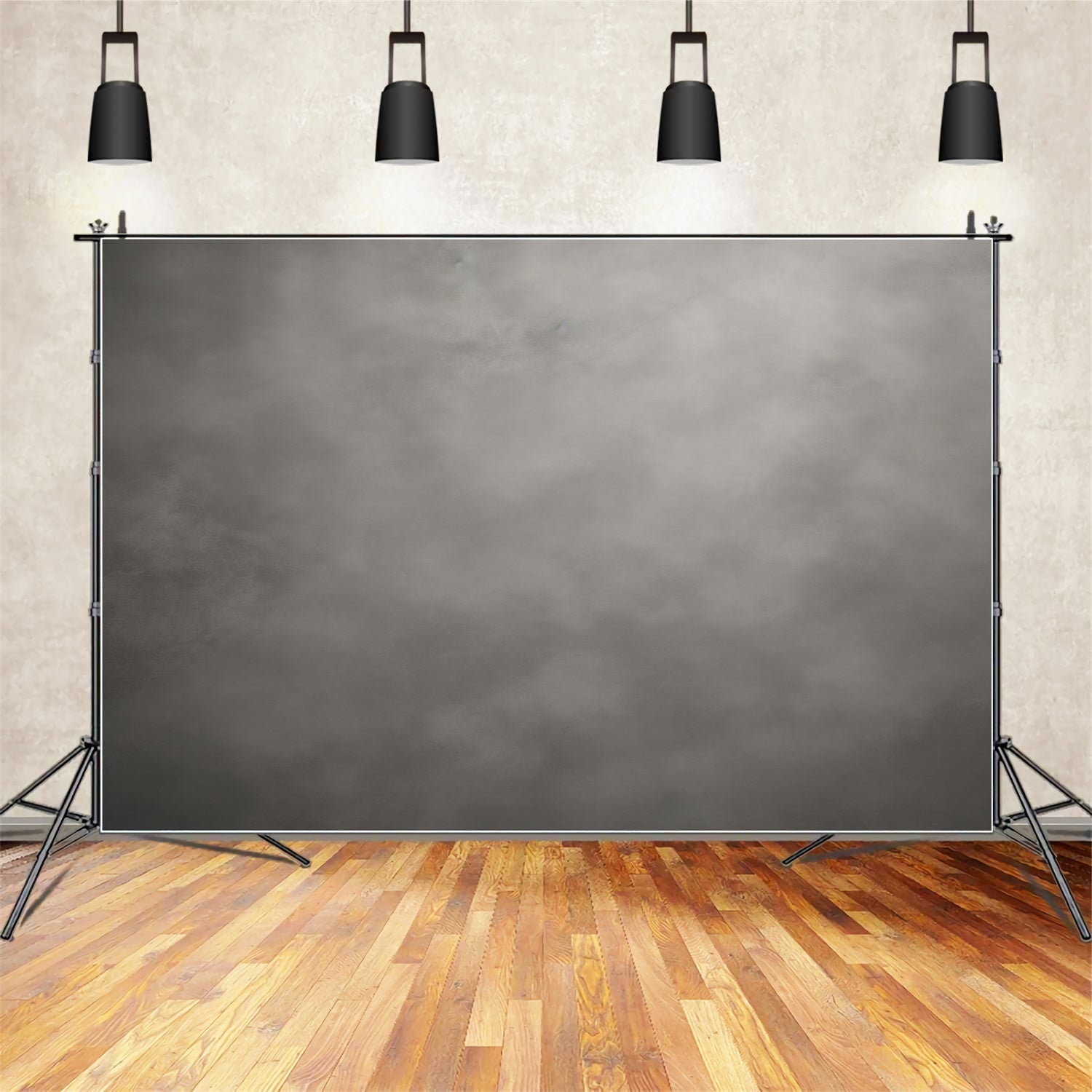 Grey Photo Backdrop Ash Black Mist Studio Backdrop UK GTY3-335