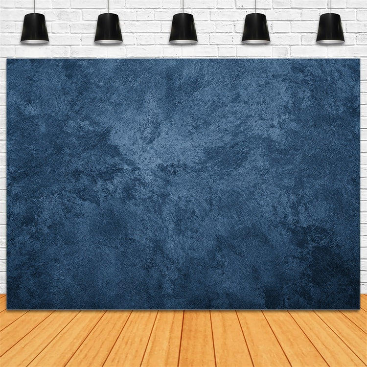 Blue Backdrop Midnight Blue Concrete Backdrop UK GTY3-366