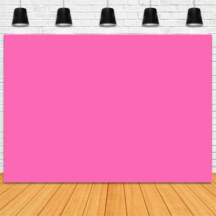 Pink Photography Backdrop Vibrant Hot Pink Solid Backdrop UK GTY3-81