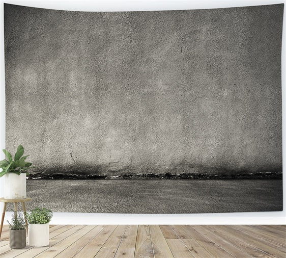 Gray Backdrop Photography Rustic Faded Gray Stucco Backdrop UK GTY3-88
