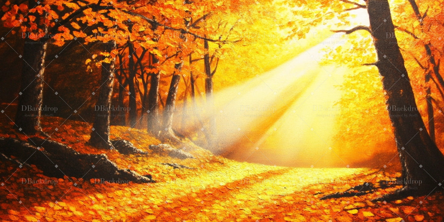 Theater Backdrop Golden Afternoon Church Stage Backdrops UK CSH59-T11