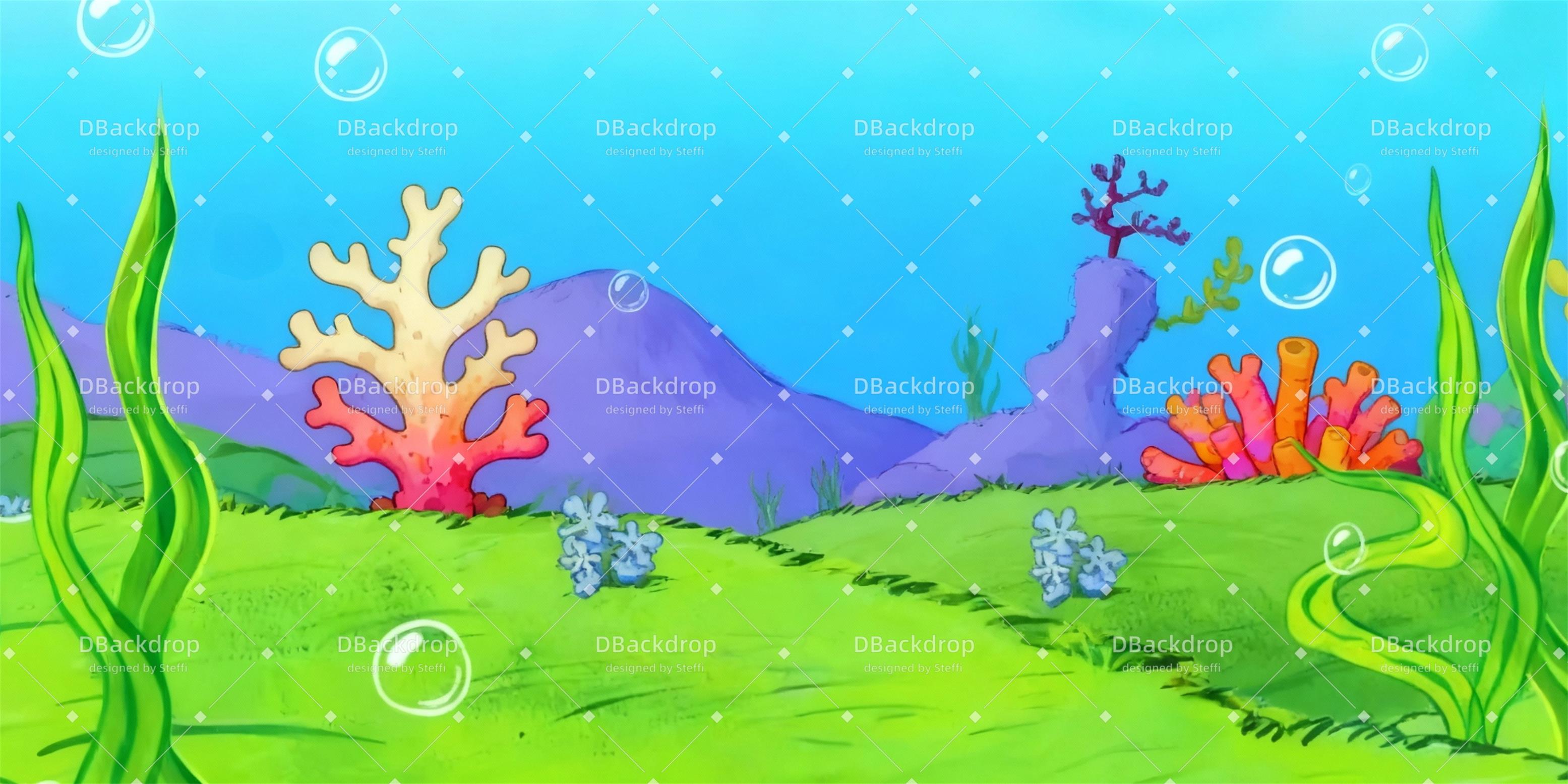 Theatre Stage Backdrop Jellyfish Field Backdrops for Theater UK CSH59-T90