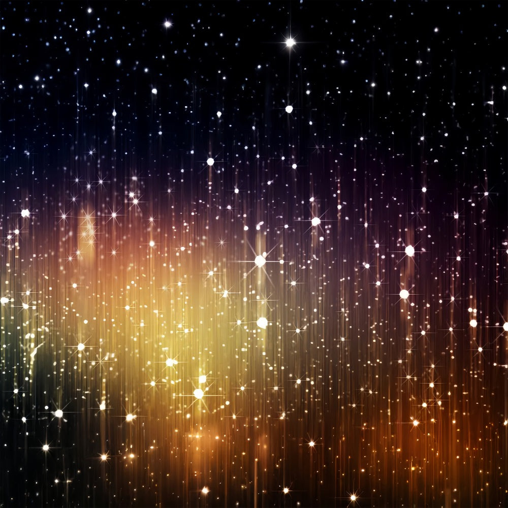 Starry Night Sky Backdrop Radiant Shimmer Backdrop UK LXX1-349