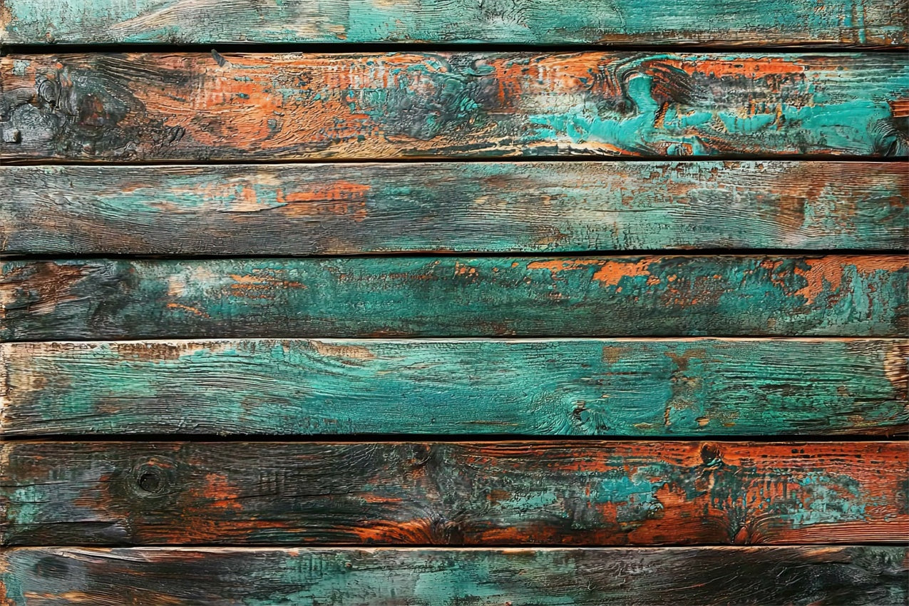 St Patrick's Day Backdrop Vintage Rustic Wood Backdrop UK LXX1-53