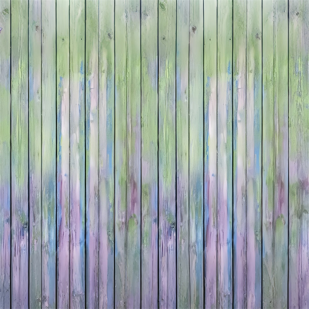 Wood Floor Photo Backdrop Muted Green Ombre Floor Backdrop UK LXX2-240