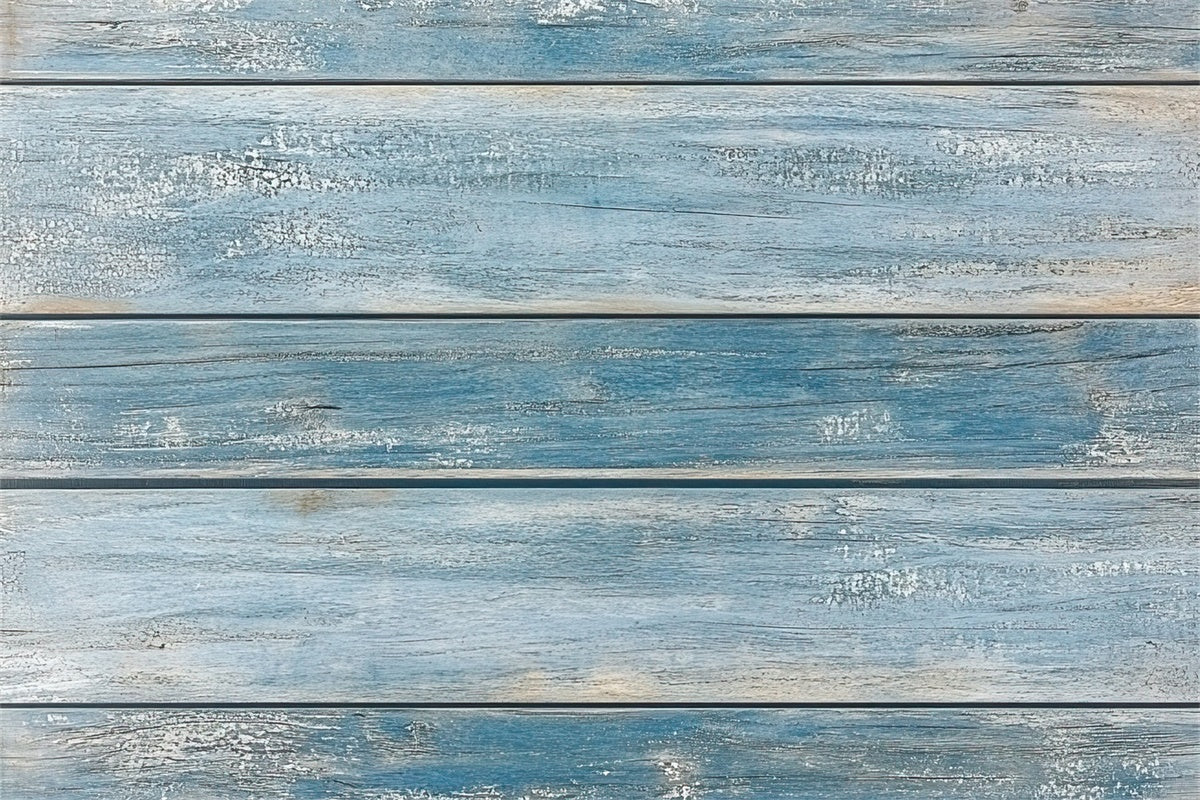 Backdrop Floor Weathered Blue Wooden Floor Backdrop UK LXX2-253