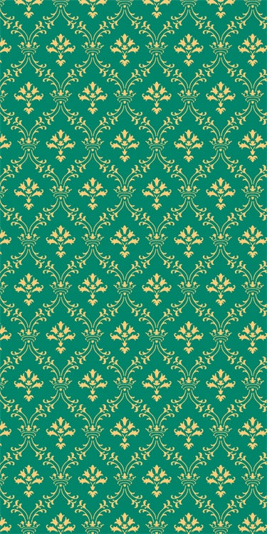 Damask Backdrop Emerald Damask Vintage Floral Sweep Backdrop UK LXX2-287