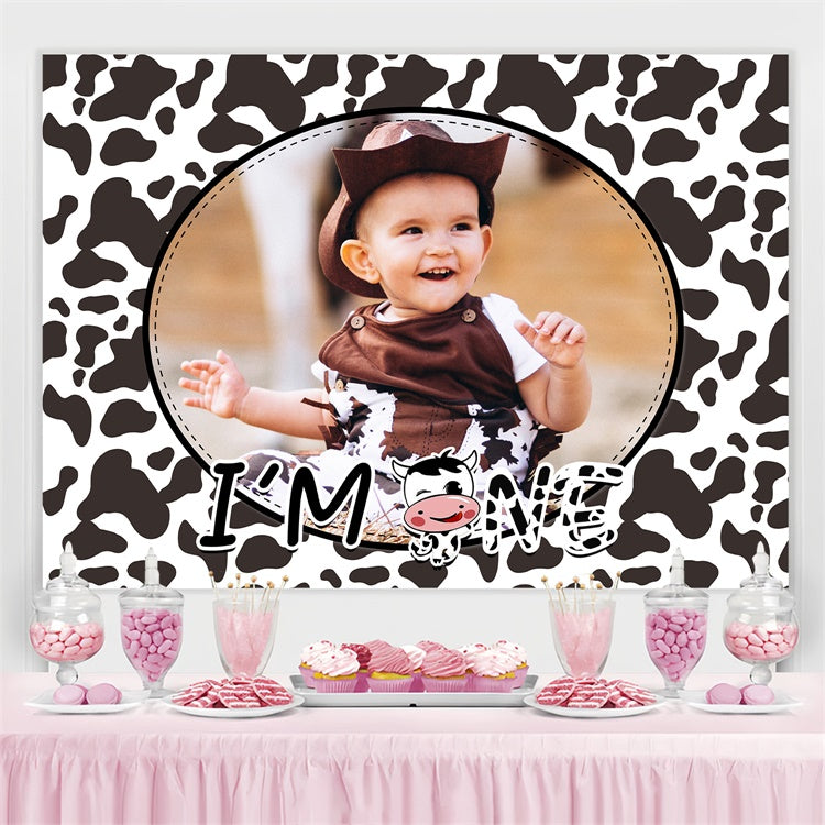 Personalized Backdrop For Birthday Cowboy Baby 1st Birthday Backdrop UK LXX3-116