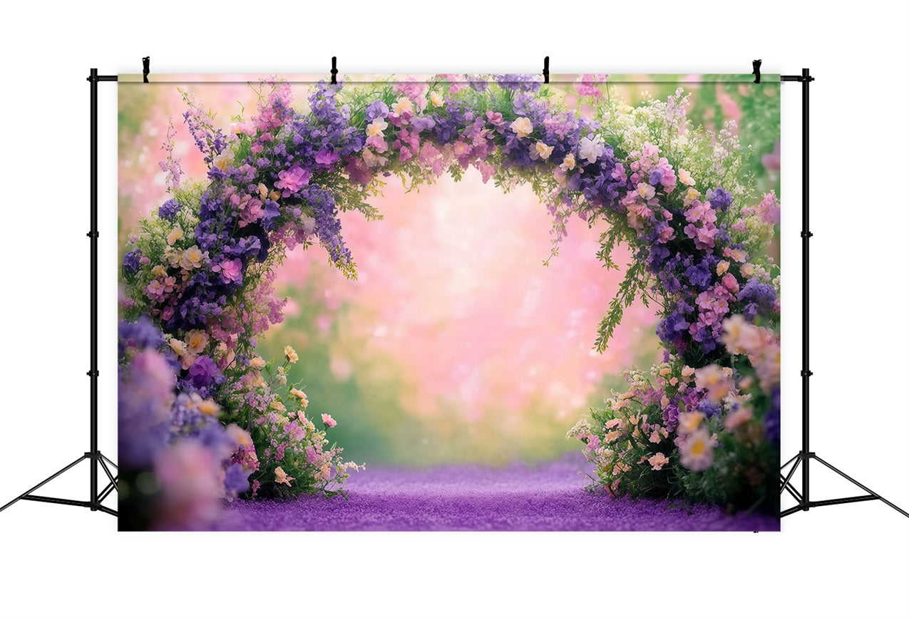 Mothers Day Backdrop Ideas Floral Archway Pastel Backdrop UK LXX3-45