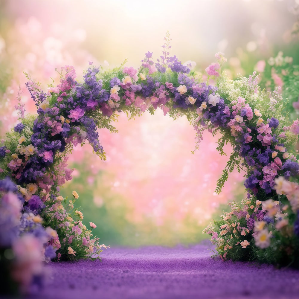 Mothers Day Backdrop Ideas Floral Archway Pastel Backdrop UK LXX3-45