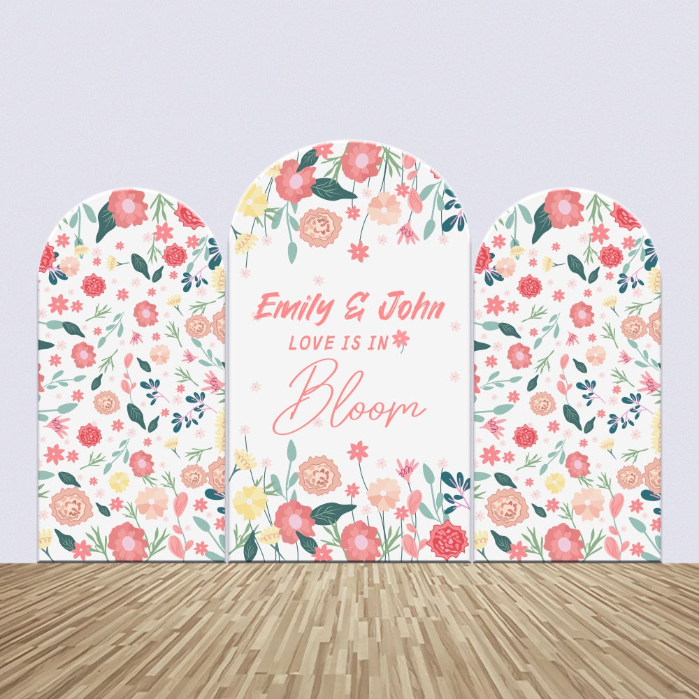 Custom Backdrop Wedding Vibrant Wildflower Arch Backdrop Kit UK LXX4-115