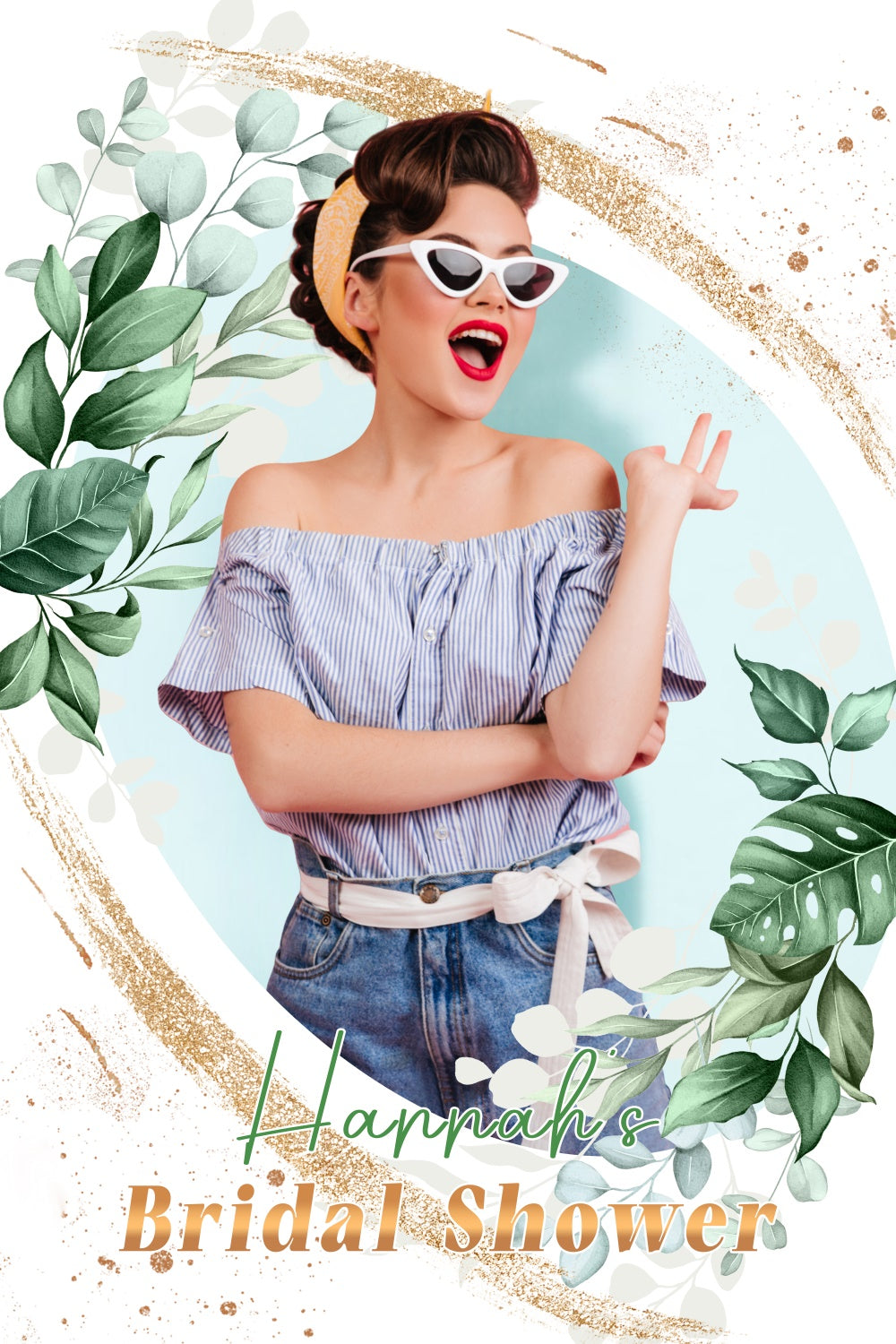 Bridal Shower Photo Backdrop Fresh Botanical Personalized Backdrop UK LXX4-117