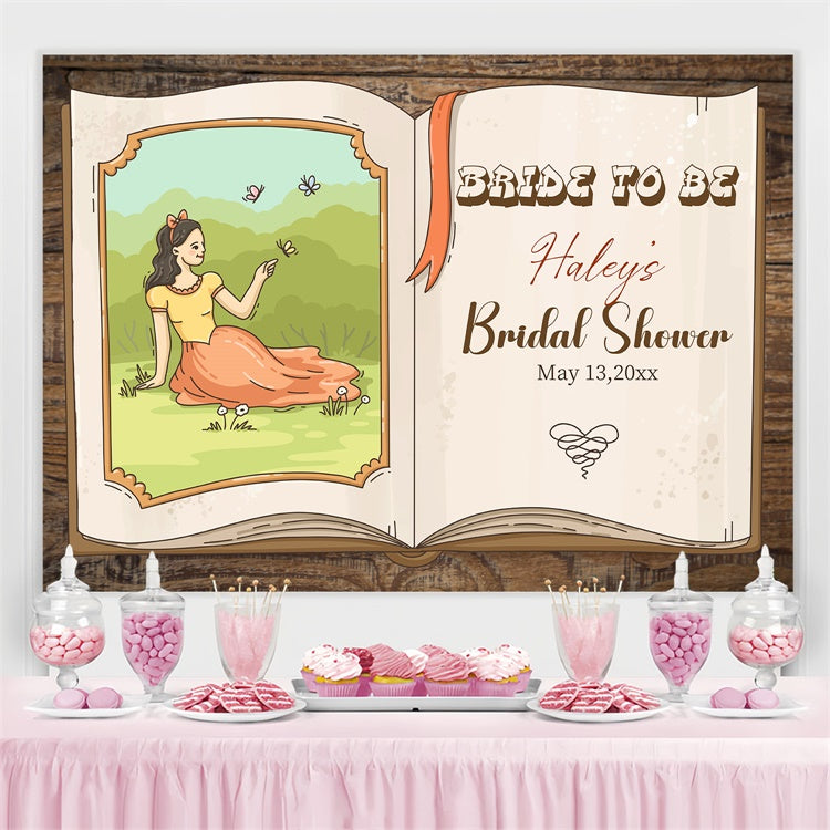 Backdrops For Bridal Shower Storybook Fantasy Custom Backdrop UK LXX4-123