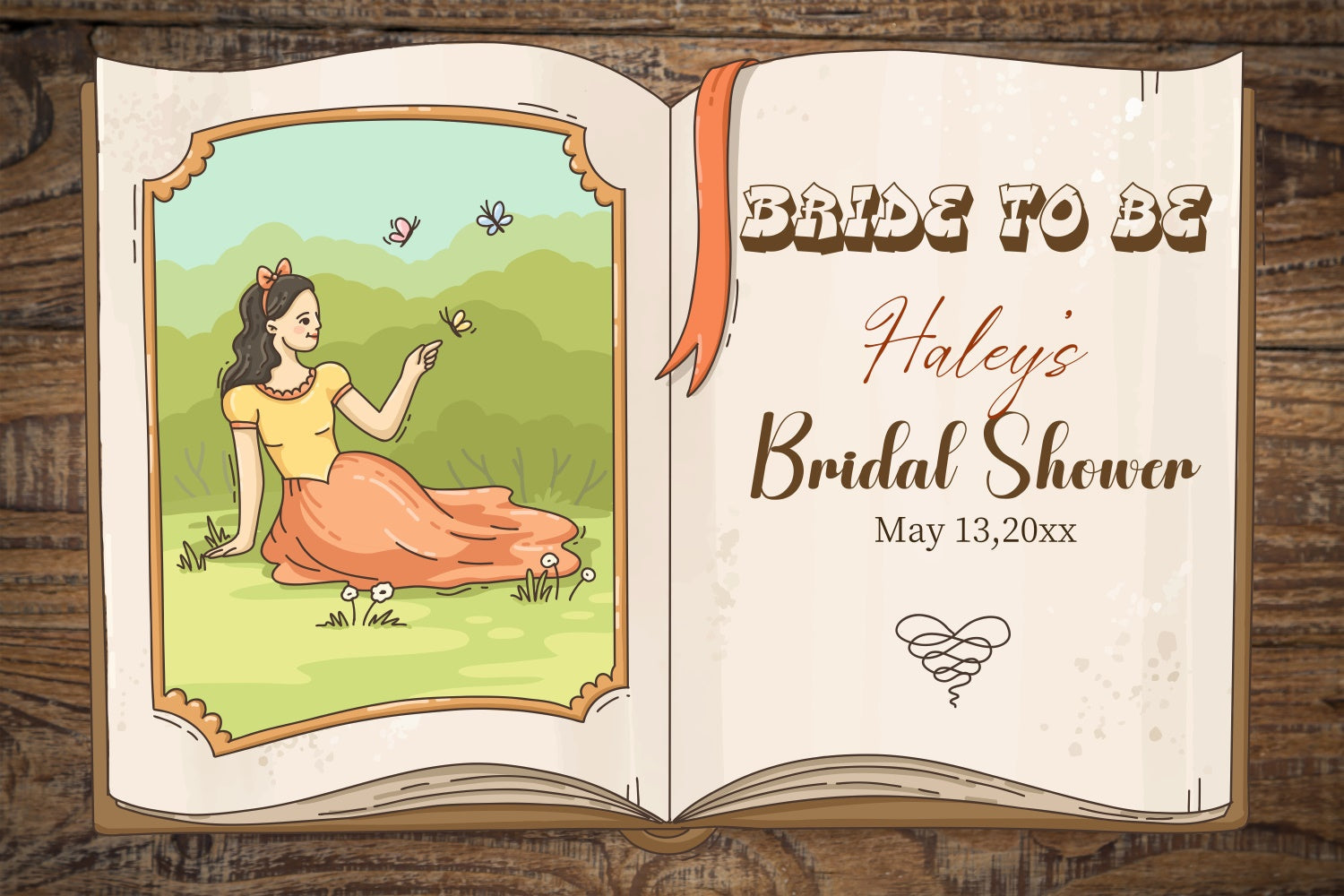 Backdrops For Bridal Shower Storybook Fantasy Custom Backdrop UK LXX4-123