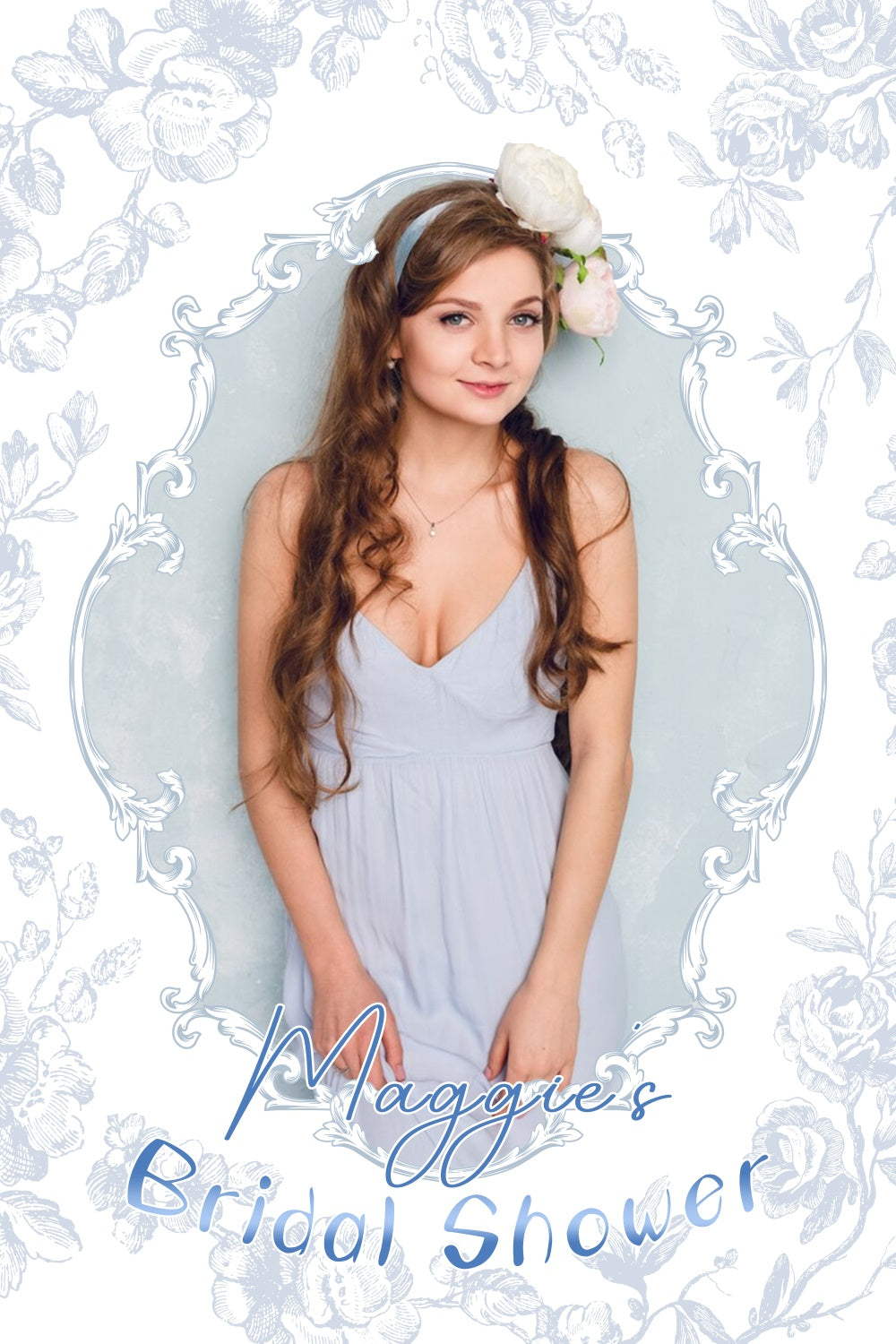 Backdrop For Bridal Shower Photos Soft Vintage Floral Custom Backdrop UK LXX4-128