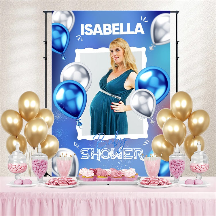 Backdrops For Baby Shower Balloon Celebration Customized Backdrop UK LXX4-195