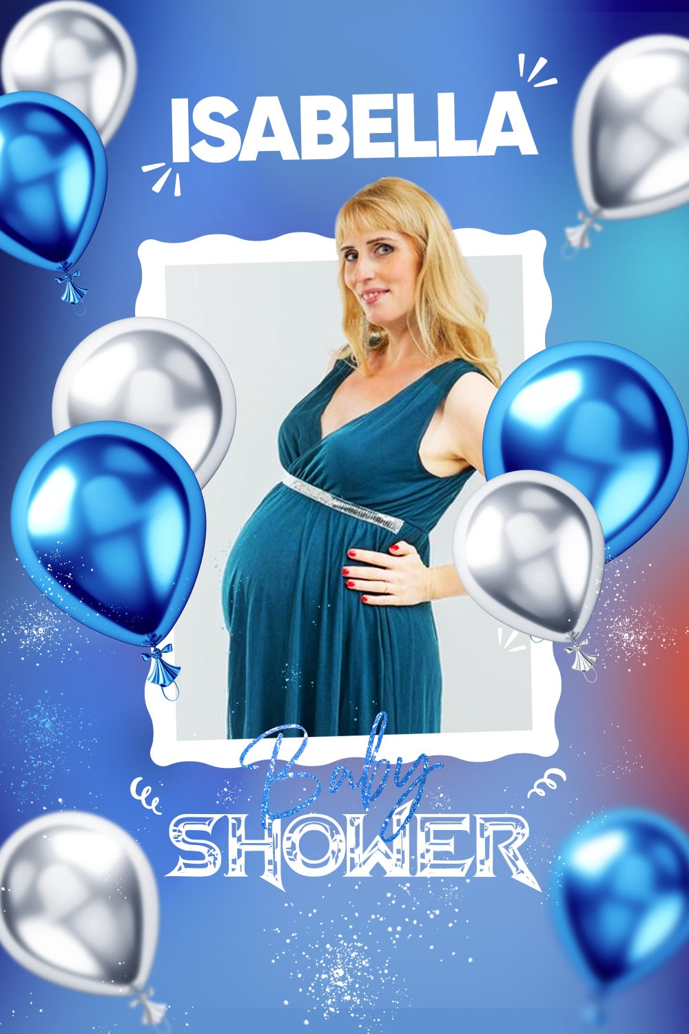 Backdrops For Baby Shower Balloon Celebration Customized Backdrop UK LXX4-195