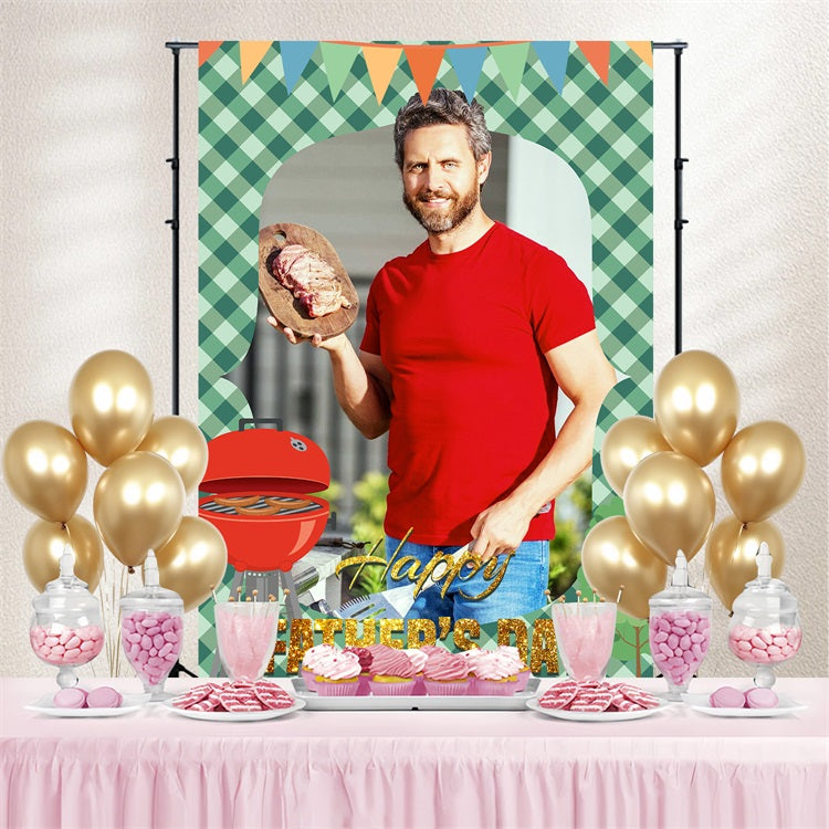 Backdrop For Father's Day Classic BBQ Party Custom Backdrop UK LXX5-25