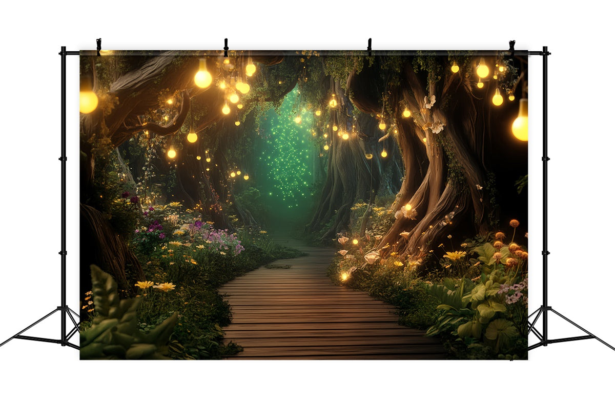 Fairytale Forest Backdrop Magic Lantern Passage Backdrop UK LXX57-108