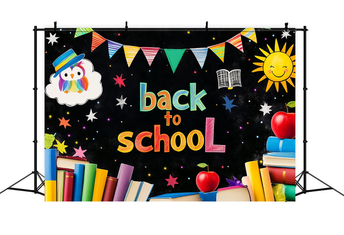 Back To School Backdrop Banner School Fun Backdrop UK LXX57-16