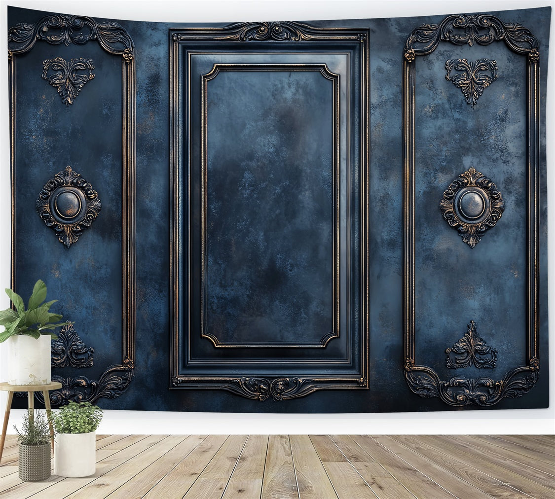 Baroque Backdrops Ornate Panel Elegance Vintage Backdrops UK LXX57-206