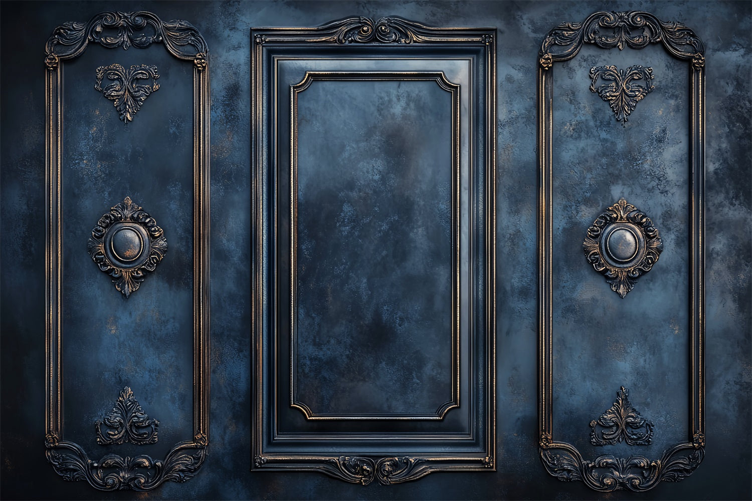 Baroque Backdrops Ornate Panel Elegance Vintage Backdrops UK LXX57-206