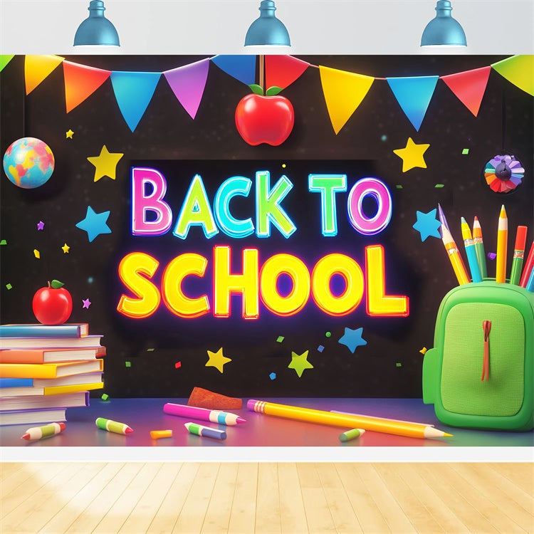 School Photo Backdrops Color Pop School Fun Backdrop UK LXX57-22